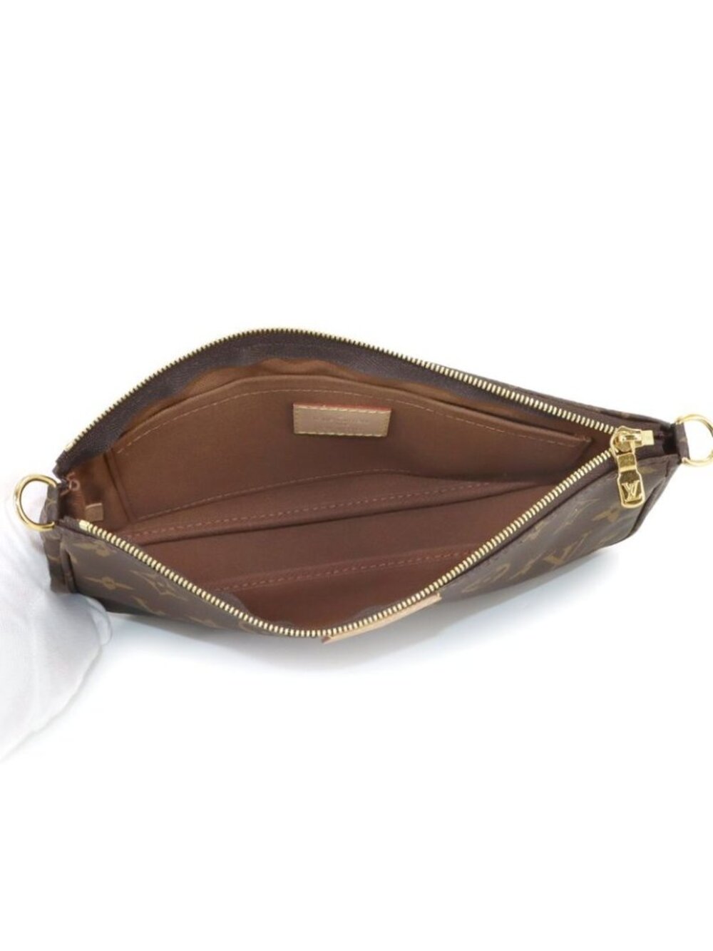 ★SOLD★ Louis Vuitton Monogram Multi Pochette Accessoire Shoulder Bag Khaki - Picture 7 of 10